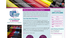 Desktop Screenshot of lithoprintingmn.com